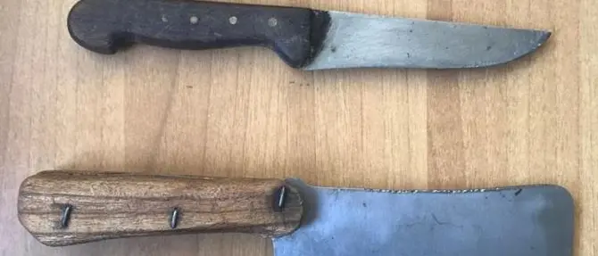 Aggredisce i familiari con una mannaia, arrestato 28enne a Borgia