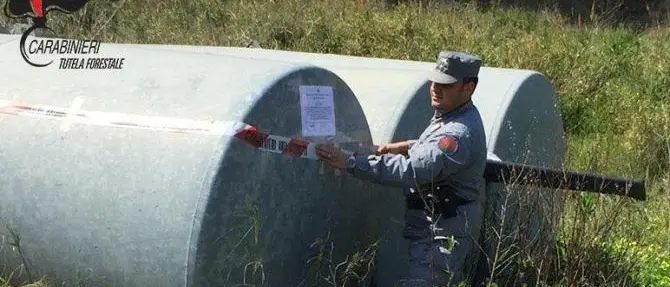 Corigliano-Rossano, sequestrata una discarica: due denunce