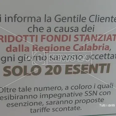Analisi a numero chiuso, disagi per i cittadini esenti da ticket