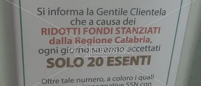 Analisi a numero chiuso, disagi per i cittadini esenti da ticket