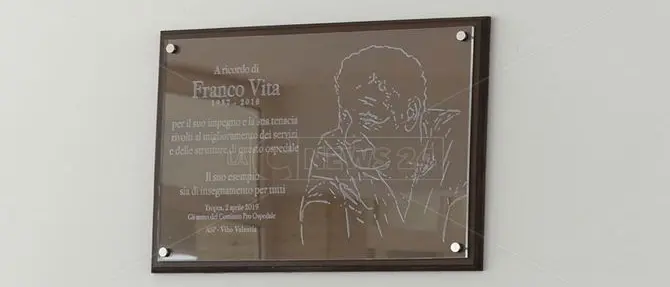 Tropea, una targa in memoria di chi si è battuto per il diritto alla salute