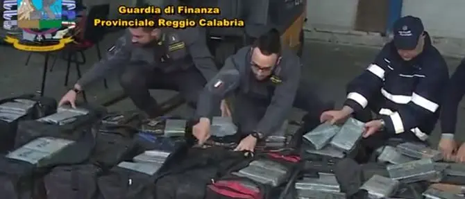 Sequestrati 450 chili di cocaina a Gioia Tauro: avrebbe fruttato 90 milioni