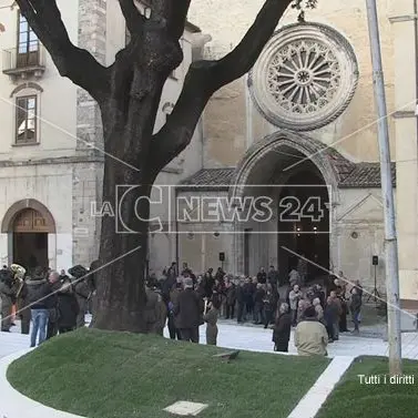 Grande festa a Cosenza, inaugurata la nuova piazza Tommaso Campanella