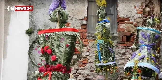 Le “Pupazze”, l’antico rito della processione delle Palme si rinnova a Bova (VIDEO)