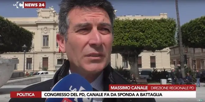 Congresso Pd, la sponda di Canale alla segreteria unitaria di Battaglia -VIDEO