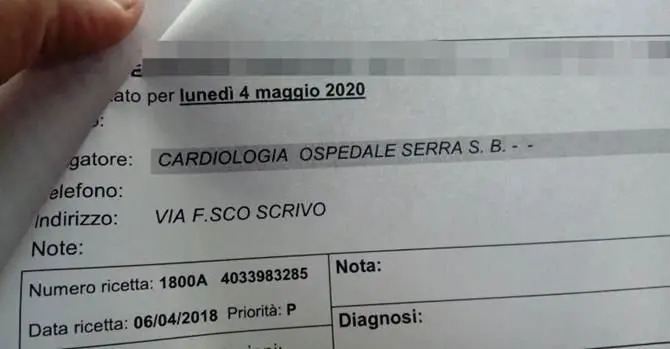 83enne malato prenota un esame cardiologico: rimandato al 2020 -VIDEO