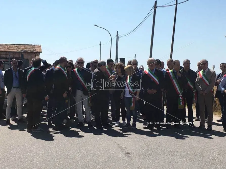 Viabilità, i sindaci della Locride ancora in corteo: «Ritardi inaccettabili» - VIDEO