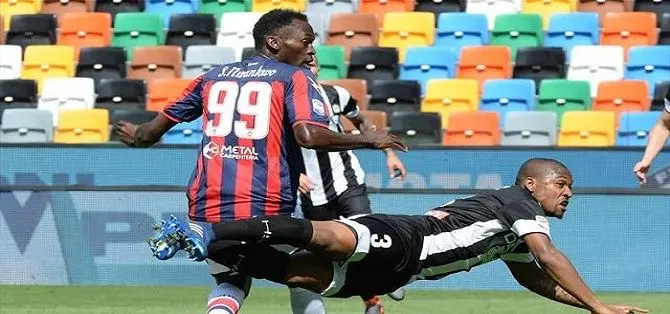 SERIE A | Udinese-Crotone 1-2. Simy e Faraoni lanciano i rossoblù