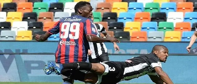 SERIE A | Udinese-Crotone 1-2. Simy e Faraoni lanciano i rossoblù