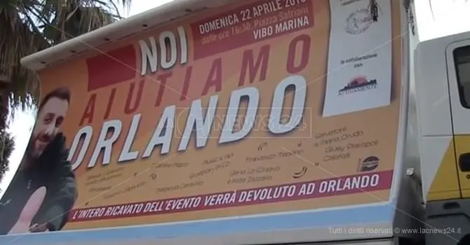 Il grande cuore di Vibo Marina per Orlando “guerriero” Fratto - VIDEO