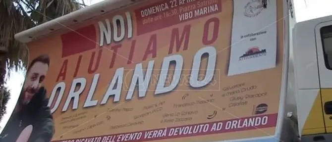 Il grande cuore di Vibo Marina per Orlando “guerriero” Fratto - VIDEO