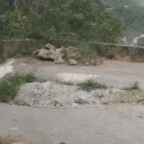 Quella frazione di Bagnara da quattro mesi in ginocchio per una frana - VIDEO