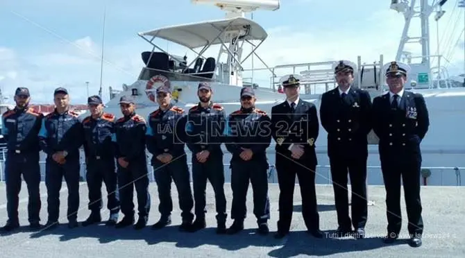 Eroi del mare, la motovedetta Cp 265 torna a Vibo Marina