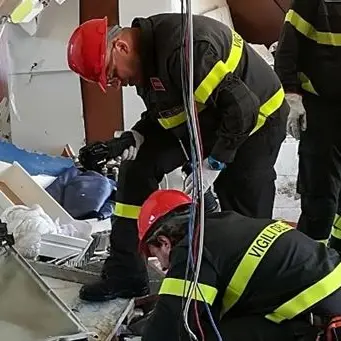 Esplosione a Crotone, nuovo sopralluogo dei Vigili del Fuoco