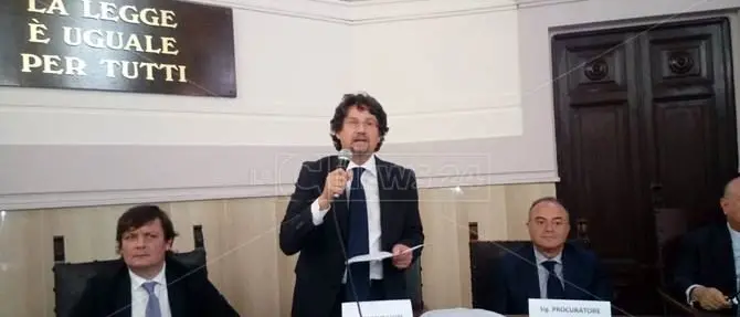 Bombardieri saluta Catanzaro e vola a Reggio, Gratteri: «Sarà un grande procuratore» - VIDEO