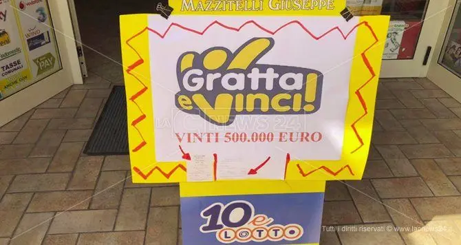 Gratta e vinci da record a Limbadi, vinti 500mila euro - VIDEO