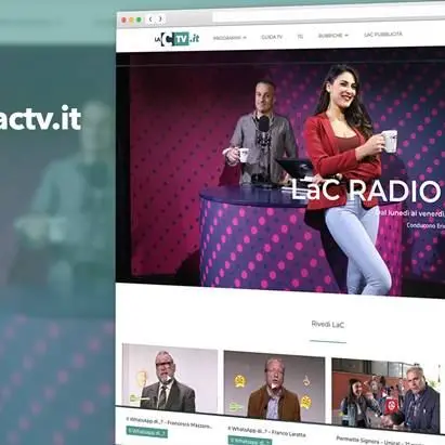 Online il nuovo sito web di LaC Tv