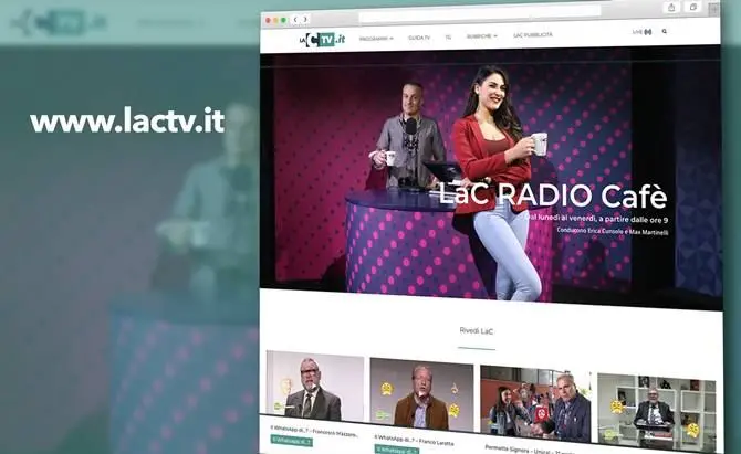 Online il nuovo sito web di LaC Tv