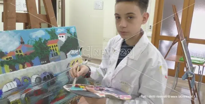 L'arte di Francesco: la pittura vince sulla sindrome di Asperger - VIDEO