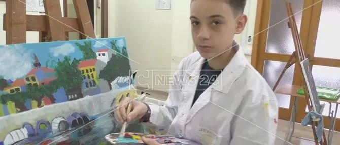 L'arte di Francesco: la pittura vince sulla sindrome di Asperger - VIDEO