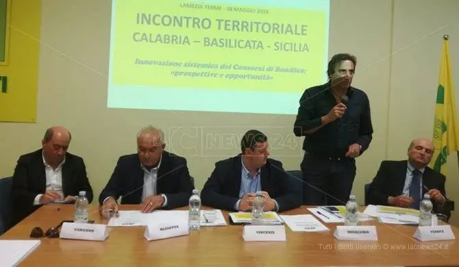 Puntare sull'innovazione, i Consorzi di bonifica del Sud si riuniscono a Lamezia -VIDEO