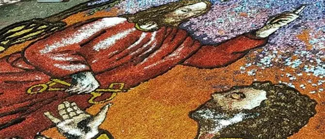 Petali e fede, a Potenzoni la 26esima edizione dell'Infiorata - VIDEO