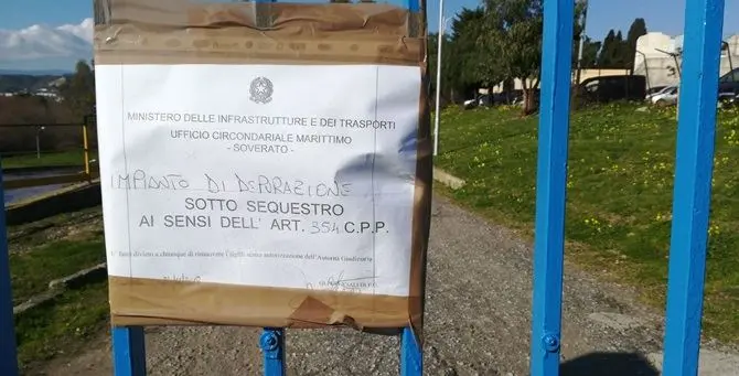 Depuratore sequestrato a Catanzaro, tre indagati