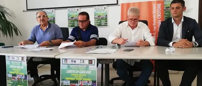 Crotone, presentato il torneo in memoria di Dodò Gabriele