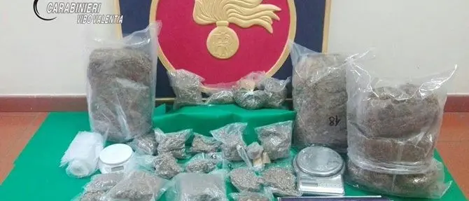 Soriano Calabro, nascondevano 6 chili di marijuana in un garage: arrestati