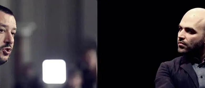 Dichiarazione shock di Saviano contro Salvini. «Ha paura della 'ndrangheta, è un codardo»