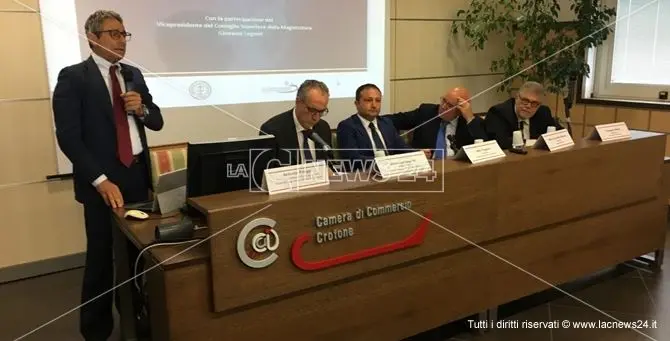 Tecnologia e giustizia: se n'è discusso alla Camera di Commercio di Crotone -VIDEO