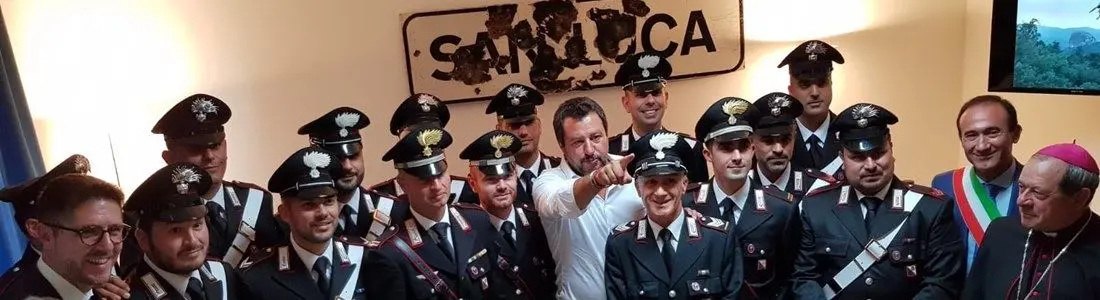 Il Ferragosto di Salvini in Calabria. «Vogliamo far scomparire tutte le mafie»