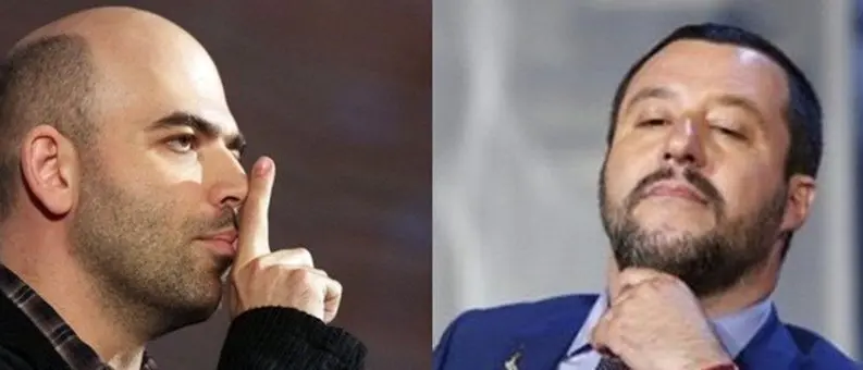 Salvini querela Saviano: «Ministro della malavita lo dica ad altri»