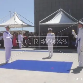 Si insedia il nuovo comandante della Capitaneria di Porto di Crotone -VIDEO