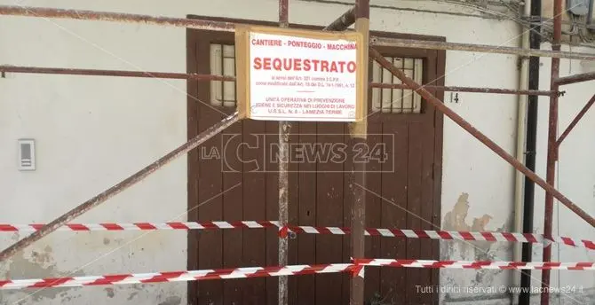 Lamezia, morto l'operaio caduto dal ponteggio -VIDEO