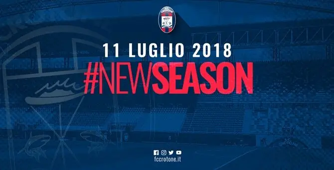 Fc Crotone, al via domani la preparazione della nuova stagione