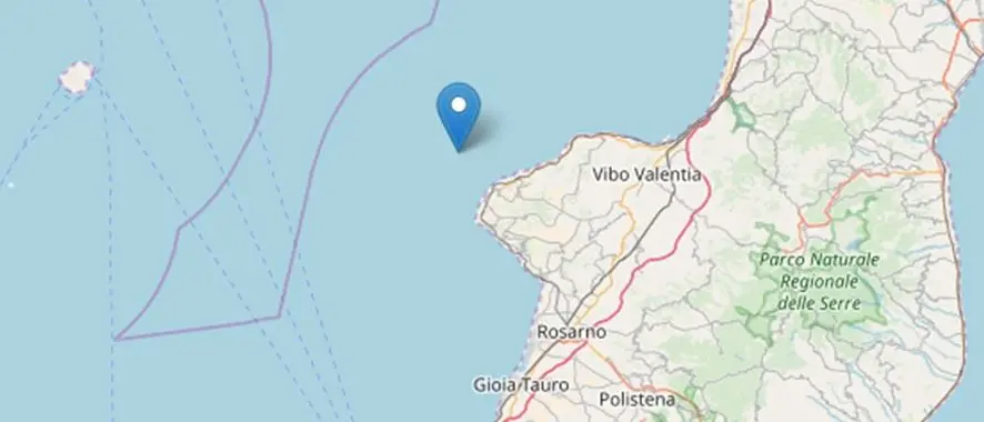 Terremoto in Calabria, forte scossa di magnitudo 4,4 al largo di Tropea -VIDEO