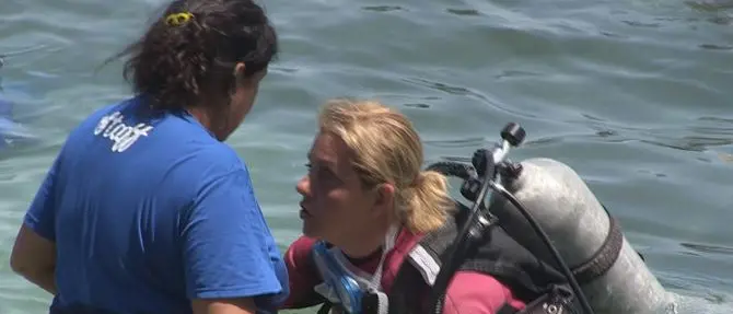 Sott'acqua senza barriere, immersioni a Briatico per un gruppo di ragazzi disabili