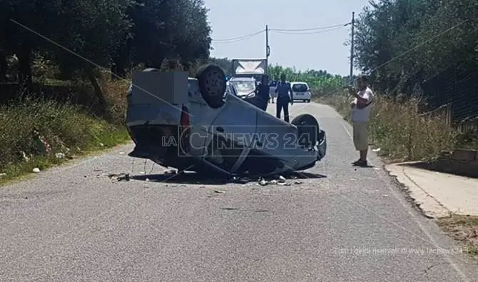 Incidente stradale nel Vibonese, due feriti