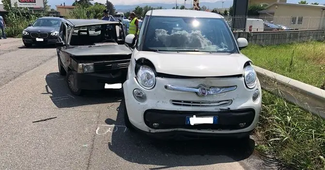 Incidente stradale a Zumpano, coinvolte due auto