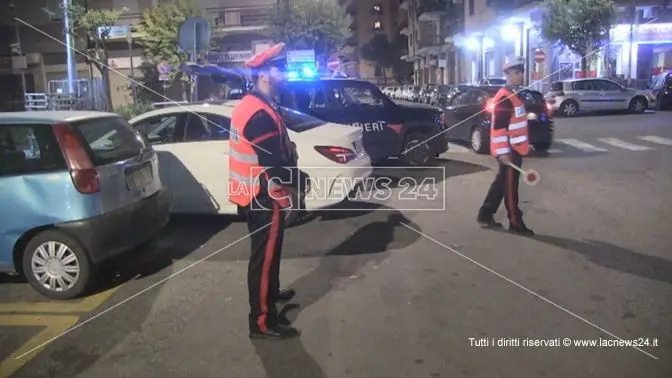 Cosenza, tentata rapina alle poste: due fermi dei carabinieri