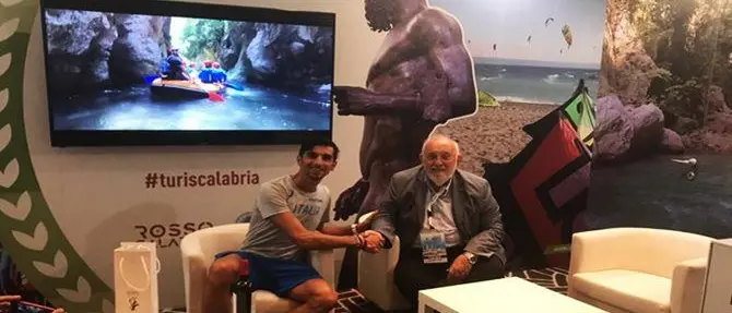 Cibo e sport: il capitano della marcia ospite dello stand Calabria a Berlino