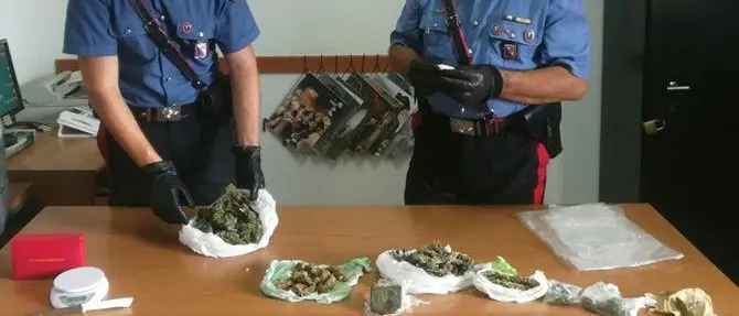 Detenzione e spaccio di droga, arrestati un minore e un ventenne