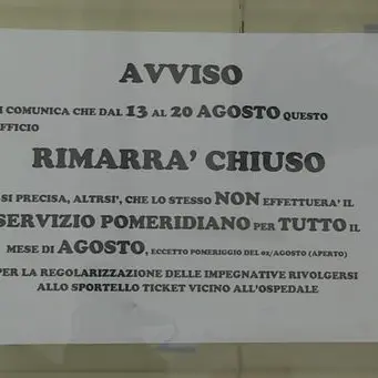 A Vibo ufficio ticket chiuso, pazienti rimandati settembre