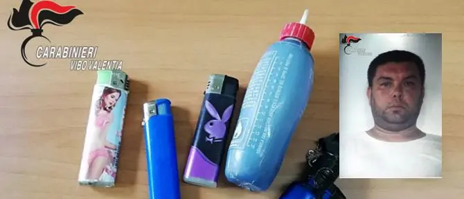 Nicotera, piromane colto in flagrante e arrestato