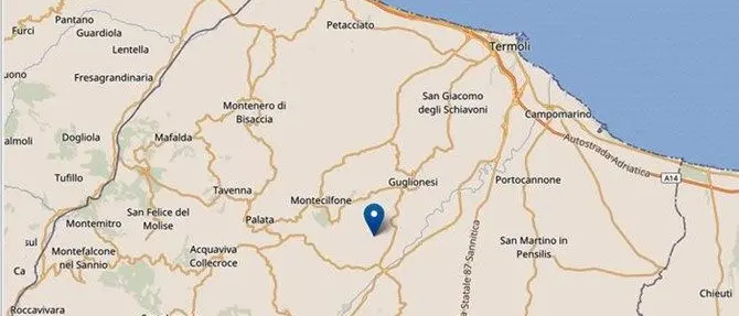 Trema il Molise: terremoto di magnitudo 5.2 a Campobasso