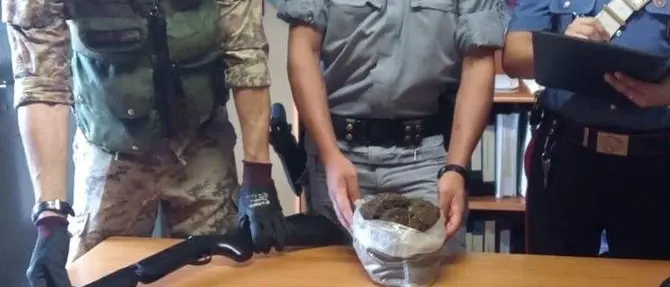 Droga e armi, un arresto nel Reggino