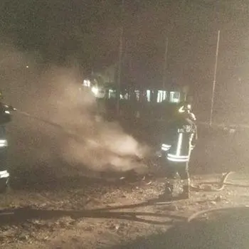 Monasterace, incendio in cantiere per la costruzione del lungomare
