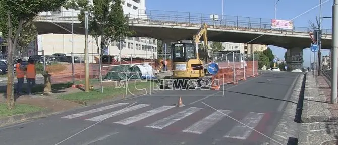 Cosenza, Viale Mancini lascia il posto al cantiere della metro