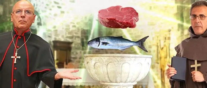 Adamo e Oliverio, come i monaci del Medioevo provano a trasformare la carne in pesce